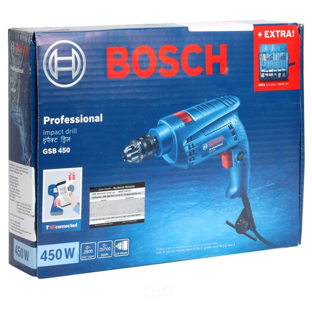 Bosch 450w best sale professional impact drill