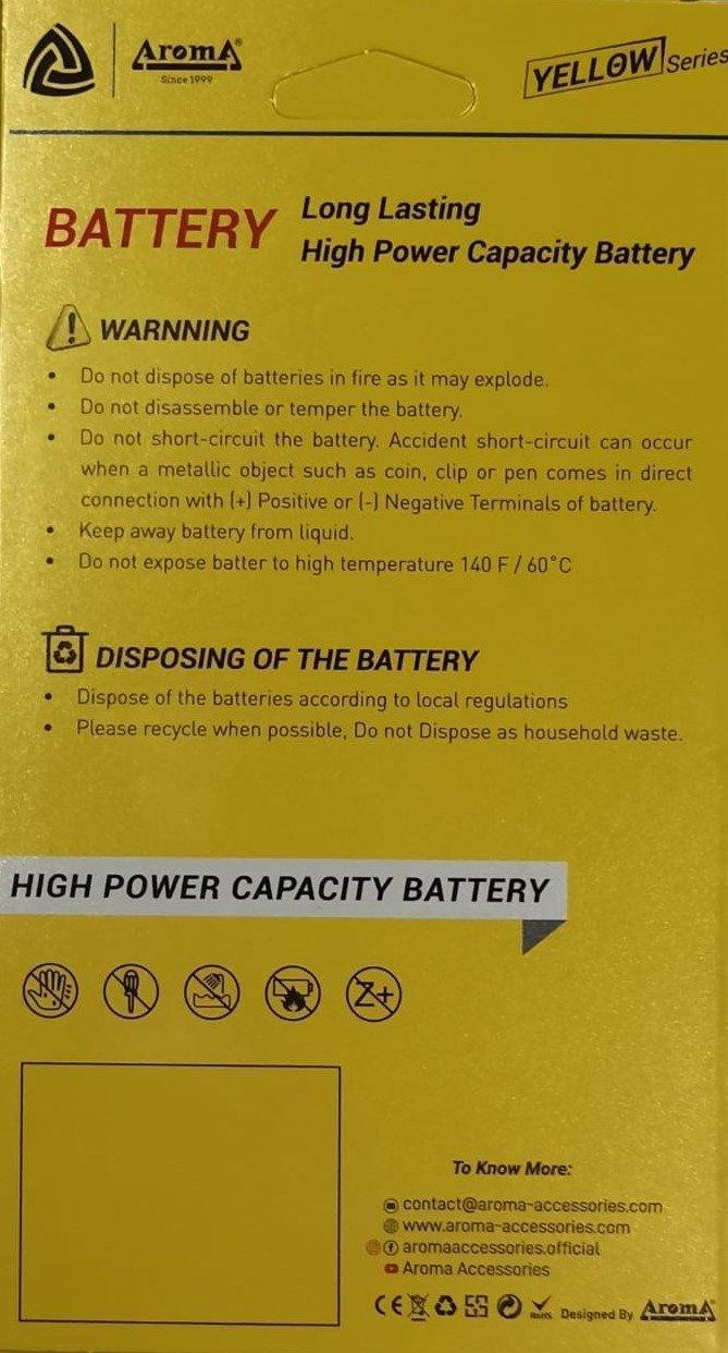 Aroma High Quality Battery for Panasonic Turbo Eluga Mobile Phones 6