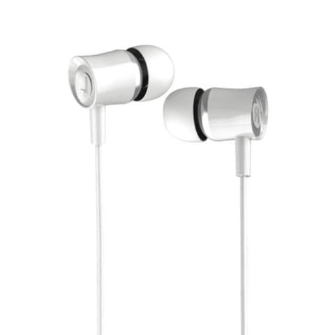 Pebble Strings Wired Earphones Black White