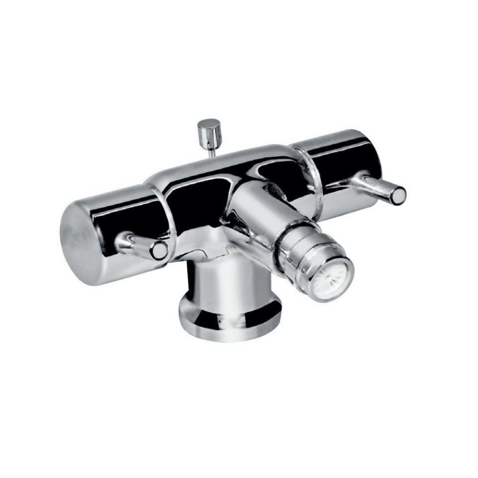 Jaquar Florentine Monoblock Bidet Mixer with Popup Waste FLR-CHR-5613NB-Bath Tub Filler-dealsplant