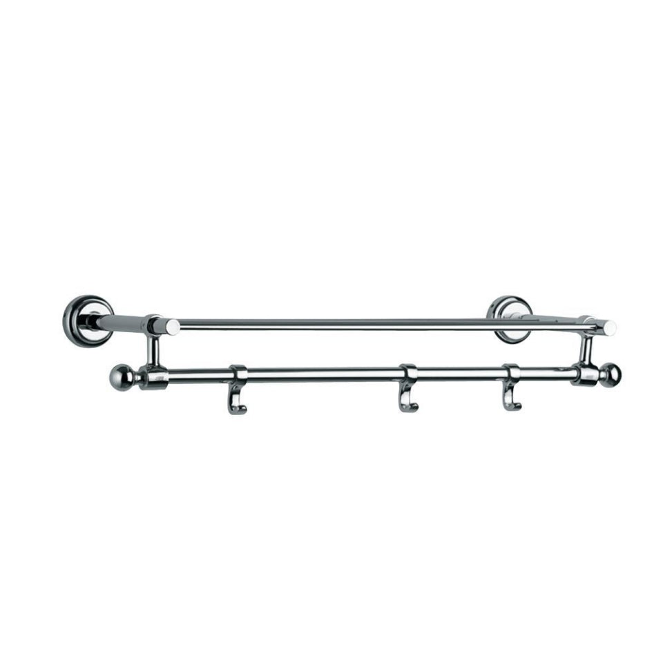 Jaquar Queen's 24-inch Towel Rack Without Hanger Hook AQN-CHR-7781A-towel rail-dealsplant