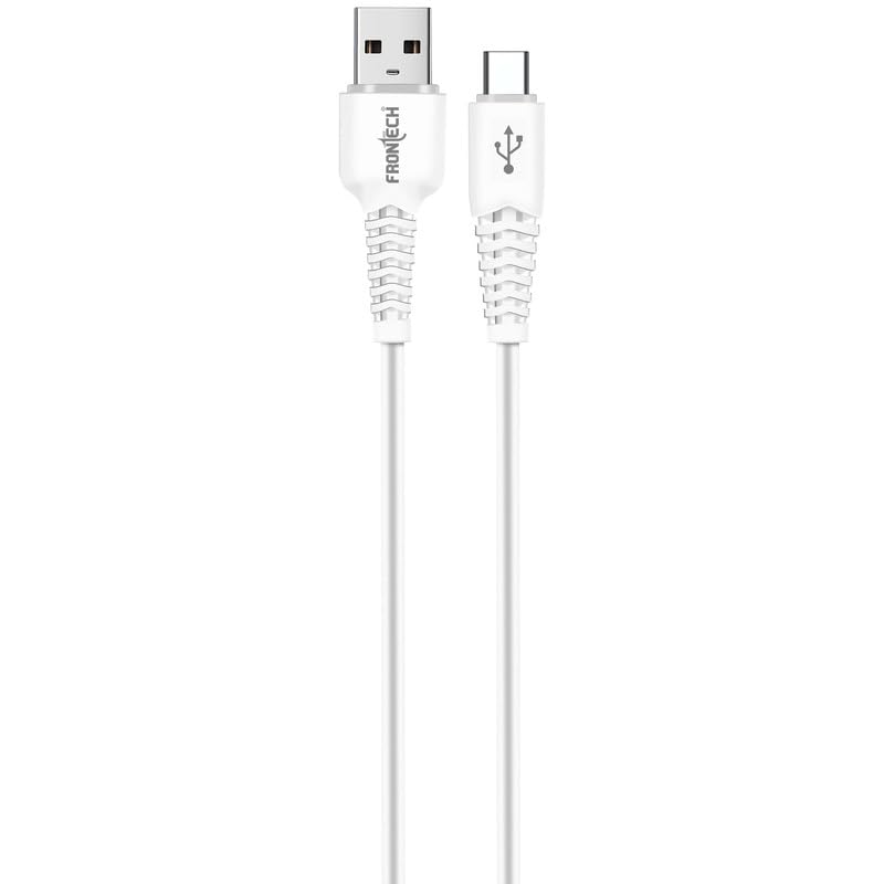 FRONTECH 17W-3.4A Super-Fast Charging 1M PVC USB to Type-C Data Cable for Smartphones, Tablets, Laptops & other Micro USB V8 Devices-Datacable-dealsplant