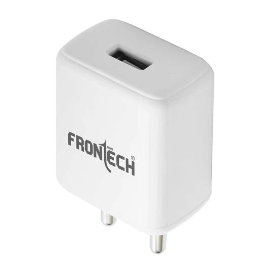 Frontech 12W/2.4A Mobile Charger Ultra Fast Charging-CHARGER ADAPTER-dealsplant