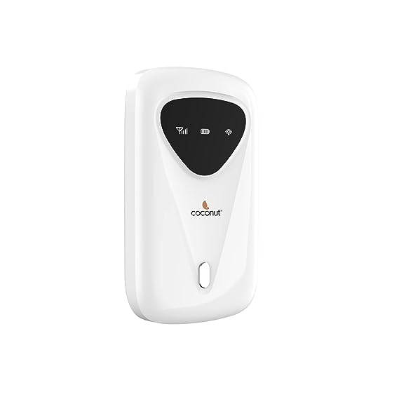 Coconut Porto 3 Wireless Router All SIM support 4G with long battery backup-Wireless Router-dealsplant