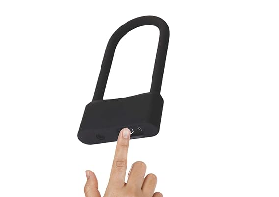 Ozone Pad Lock Oz-Fpl-11 (Black) Polished Finish-Internet Security-dealsplant