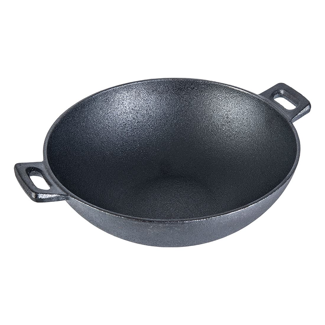 Wonderchef Forza 24 cm Cast-Iron Kadhai, Pre-Seasoned Cookware, Induction Friendly, 1.9L, 3.8mm-Home & Kitchen Accessories-dealsplant