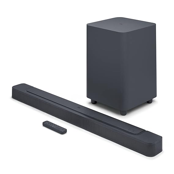 JBL Bar 800 Pro, 7.1 (5.1.2) Channel Truly Wireless Soundbar with True Dolby Atmos® 3D Surround Sound, 10” Down-Firing Wireless Subwoofer, PureVoice, HDMI eARC, Bluetooth, Wi-Fi & Optical Input (720W)-Speaker-dealsplant