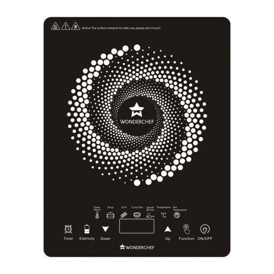 WONDERCHEF Easy Cook Hot Plate Infrared Cooktop with Feather Touch Control-Home & Kitchen Accessories-dealsplant