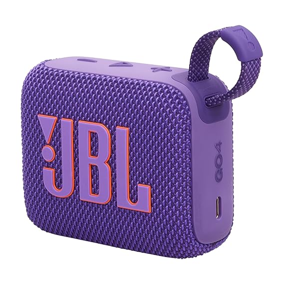 JBL Go 4, Wireless Ultra Portable Bluetooth Speaker, Pro Sound, Vibrant Colors, Water & Dust Proof, Type C-Bluetooth Speakers-dealsplant