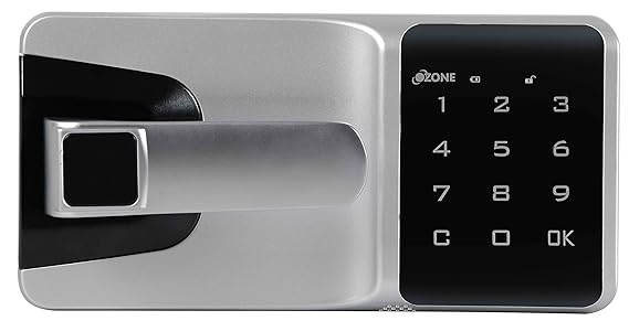 Ozone OZFL-502 Electronic Smart Furniture Lock (Black, Silver)-Internet Security-dealsplant