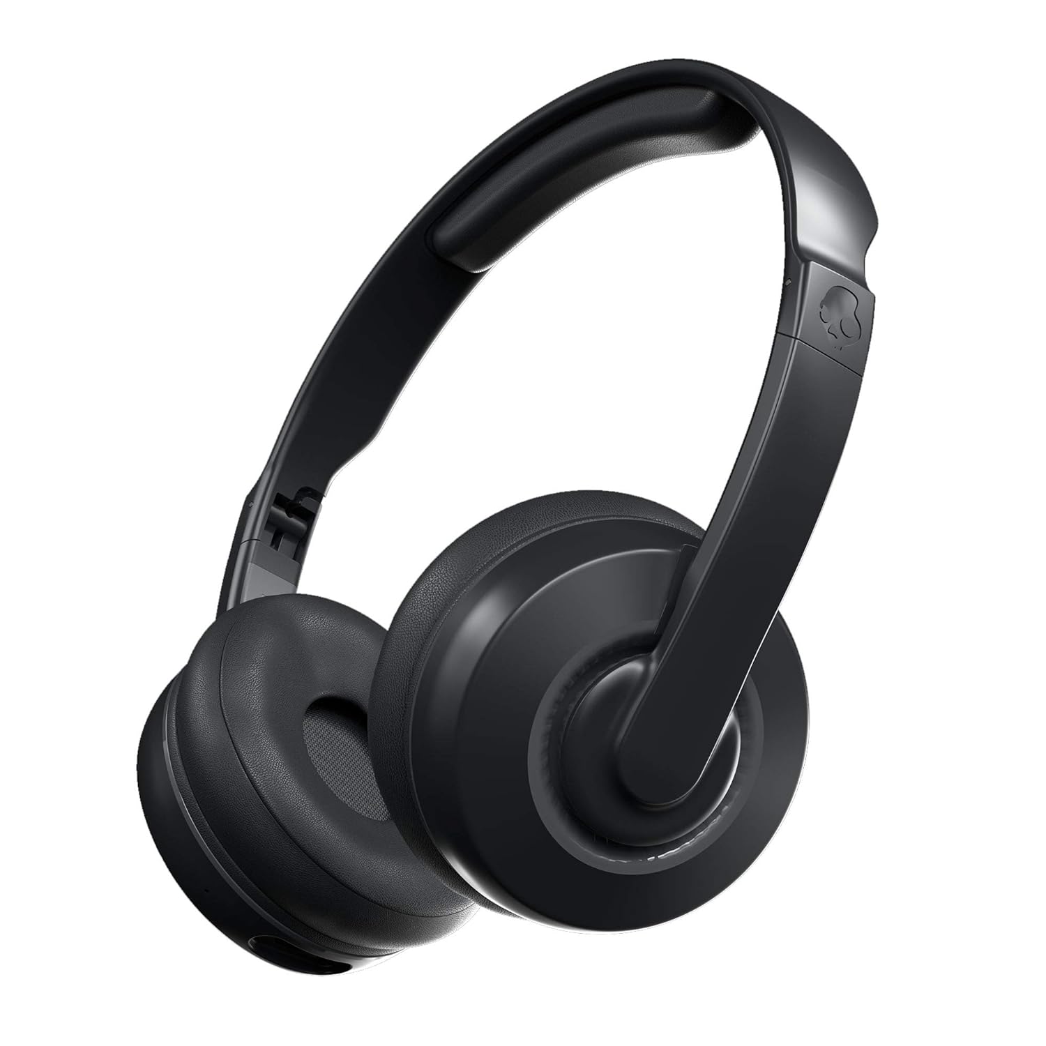 Skullcandy Cassette On-Ear Wireless Headphones, 22 Hr Battery, Microphone, Works with iPhone Android and Bluetooth Devices - Black-Wireless Head phone-dealsplant