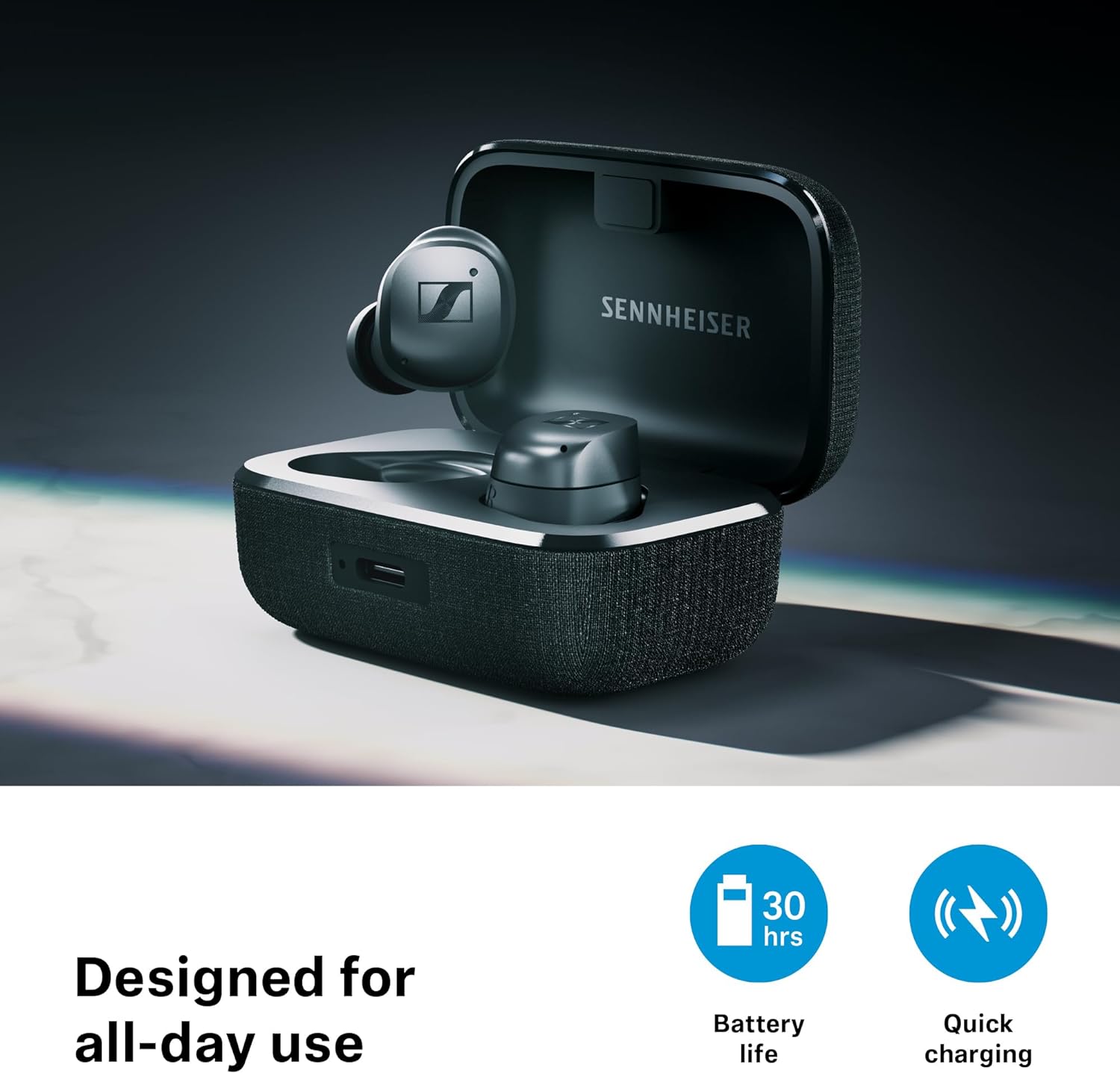 Sennheiser MOMENTUM True Wireless 4 Smart Earbuds with Bluetooth 5.4-Wireless Earbuds-dealsplant