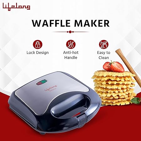 Lifelong LLWM105 Belgian Waffle Maker 750W-Waffle Maker-dealsplant