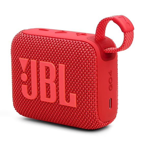 JBL Go 4, Wireless Ultra Portable Bluetooth Speaker, Pro Sound, Vibrant Colors, Water & Dust Proof, Type C-Bluetooth Speakers-dealsplant