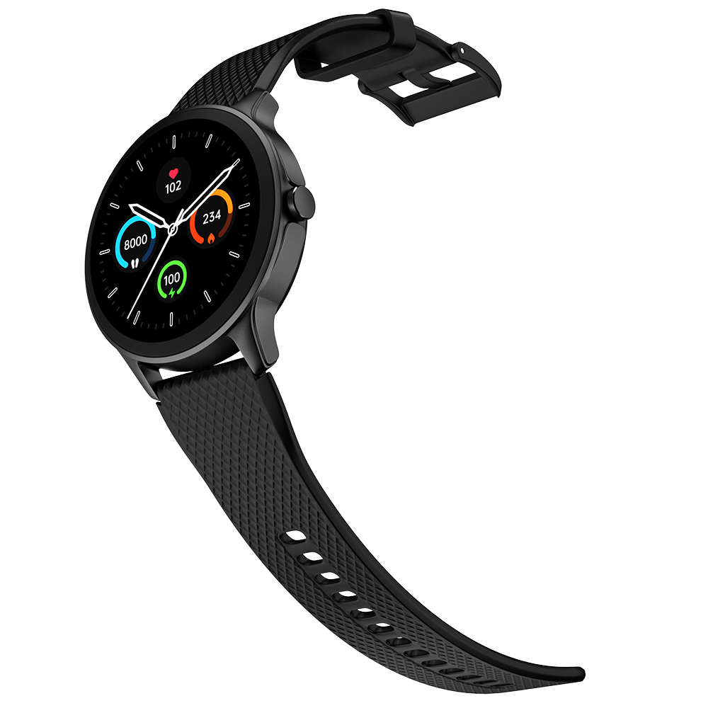 Noise NoiseFit Curve Smartwatch 3.50 cm (1.38 inch) TFT Display, Jet Black-Smart Watch-dealsplant