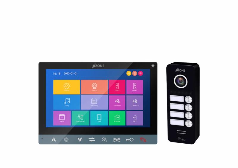 Ozone Multi-Apartment Video Door Phone with 7 Inch High-resolution Screen-Internet Security-dealsplant