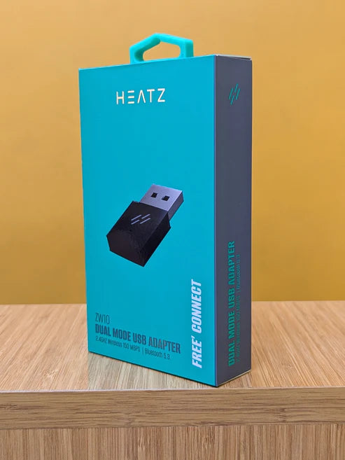 HEATZ Dual Mode USB Adapter Model ZW10, (Bluetooth & WiFi Adapter)-USB dongle-dealsplant