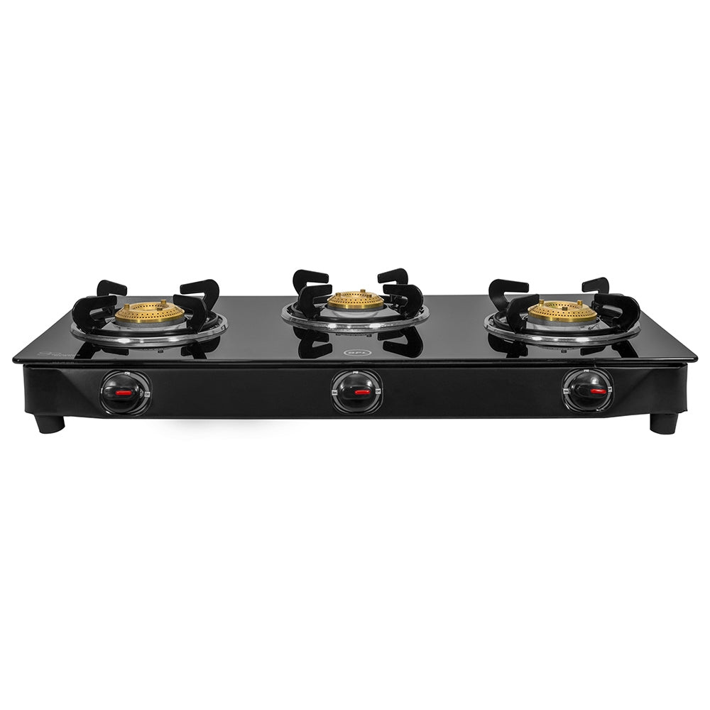 BPL Glass Top 3-Burner Gas Stove with Toughened Glass Top (5-YEARS Warranty)-GAS STOVE-dealsplant