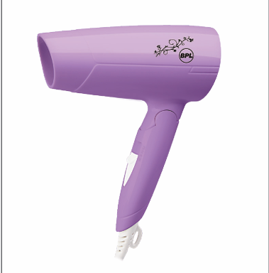 BPL BHDF20712 Foldable Hair Dryer, 1200W 2 Years Warranty, Pink (5-YEARS Warranty)-Storage Water Heater-dealsplant