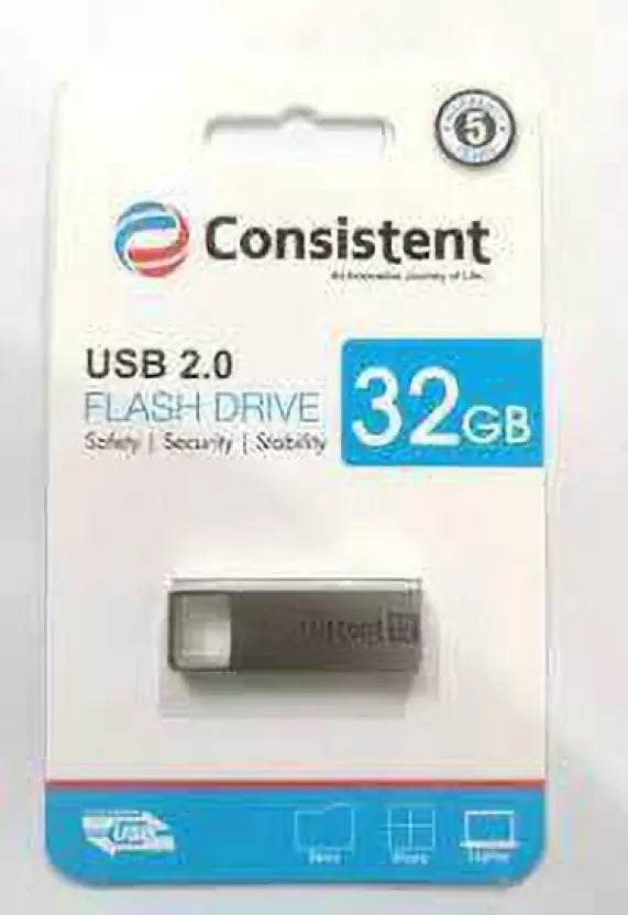 Consistent CTP10032 32 GB Pen Drive (Grey)-PENDRIVE-dealsplant