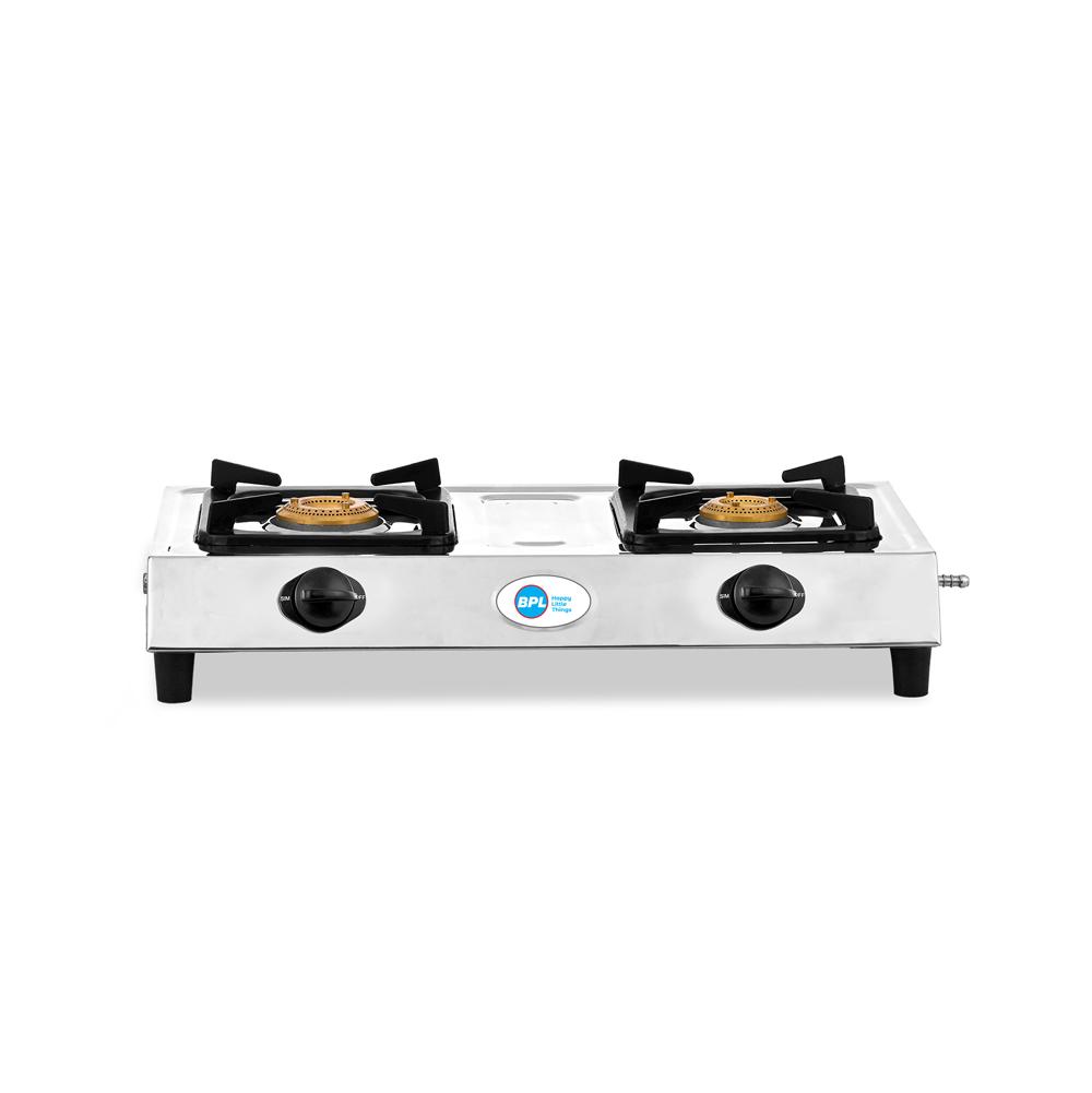 BPL BGSSSB2302B SSB Top 2-Burner Gas Stove with Toughened Glass Top (5-YEARS Warranty)-GAS STOVE-dealsplant