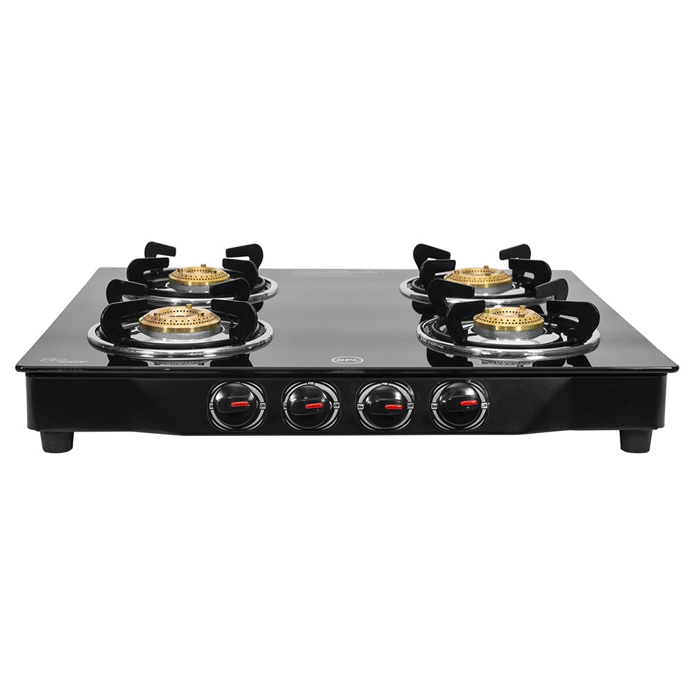 BPL Glass Top 4-Burner Gas Stove with Toughened Glass Top (5-YEARS Warranty)-GAS STOVE-dealsplant