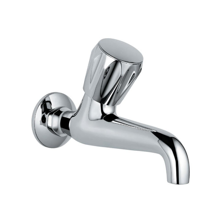 Jaquar Continental Long Body Bib Tap with Wall Flange CON-CHR-107KN-Bib Cock-dealsplant