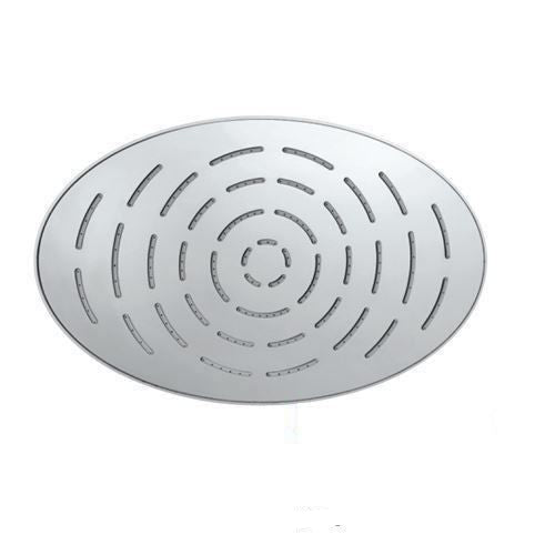 Jaquar Maze Rain Shower Overhead Shower OHS-1635 340x220mm oval shape single flow (body & face plate stainless steel with chrome finish) with rubit cleaning system-overhead shower-dealsplant