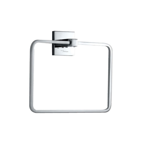 Jaquar Kubix Prime Towel Ring Square Chrome AKP-35721P-towel ring-dealsplant