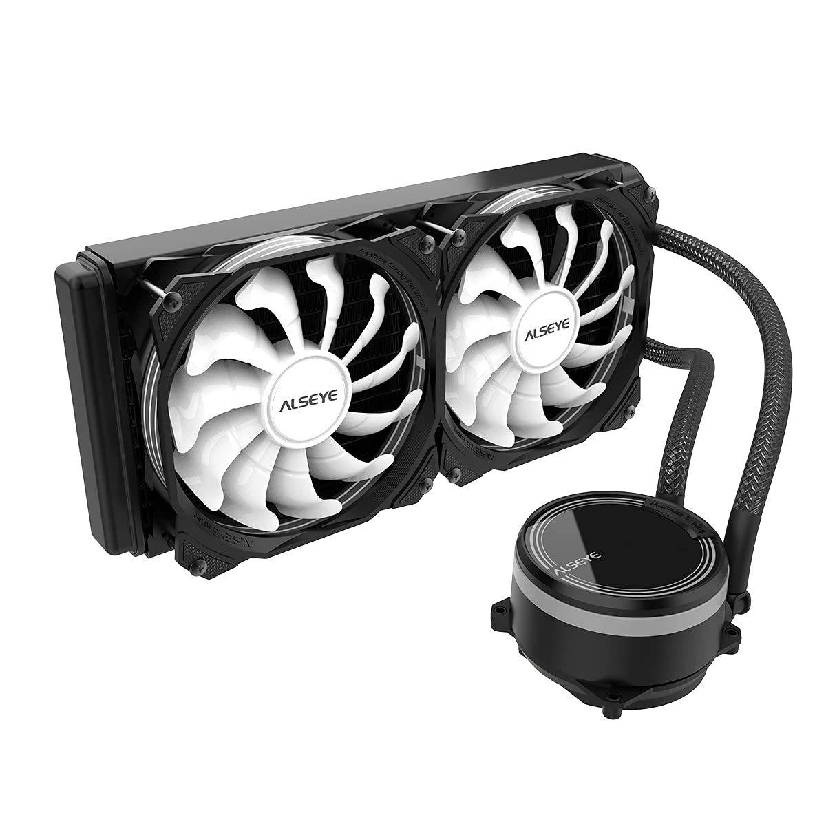 Alseye M240B ARGB 240mm CPU Liquid Cooler (Black)-CPU Liquid Cooler-dealsplant