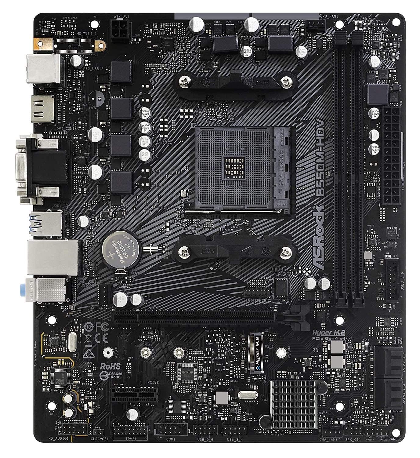 ASRock B550M-HDV Motherboard-Mother Boards-dealsplant