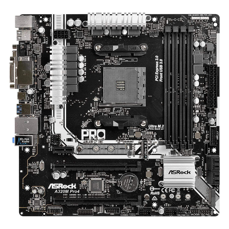 ASRock A320M-HDV R4.0 Motherboard