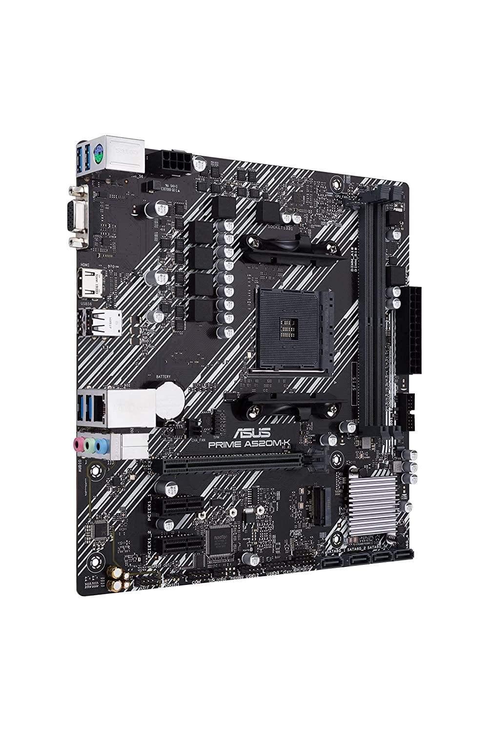 ASUS Prime A520M-K AMD AM4 Micro-ATX Motherboard-Mother Boards-dealsplant