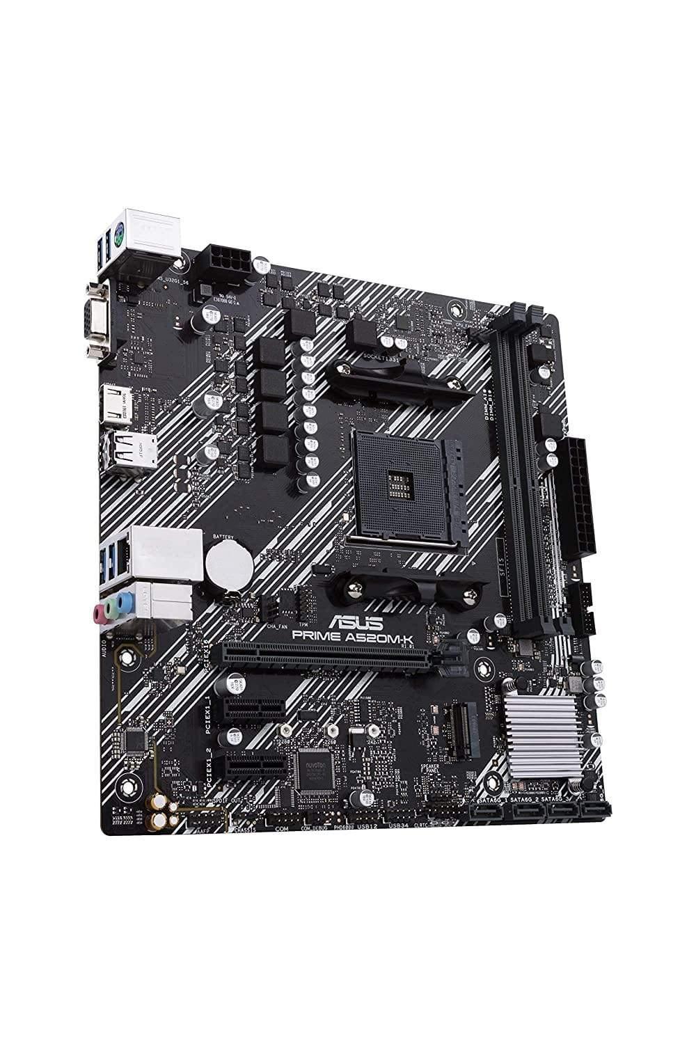 ASUS Prime A520M-K AMD AM4 Micro-ATX Motherboard-Mother Boards-dealsplant