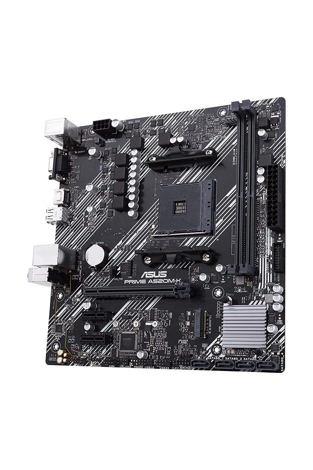 ASUS Prime A520M-K AMD AM4 Micro-ATX Motherboard-Mother Boards-dealsplant