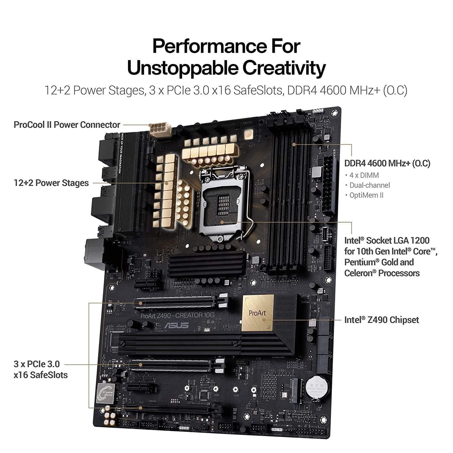 ASUS Prime Z490M-PLUS Motherboard-Mother Boards-dealsplant