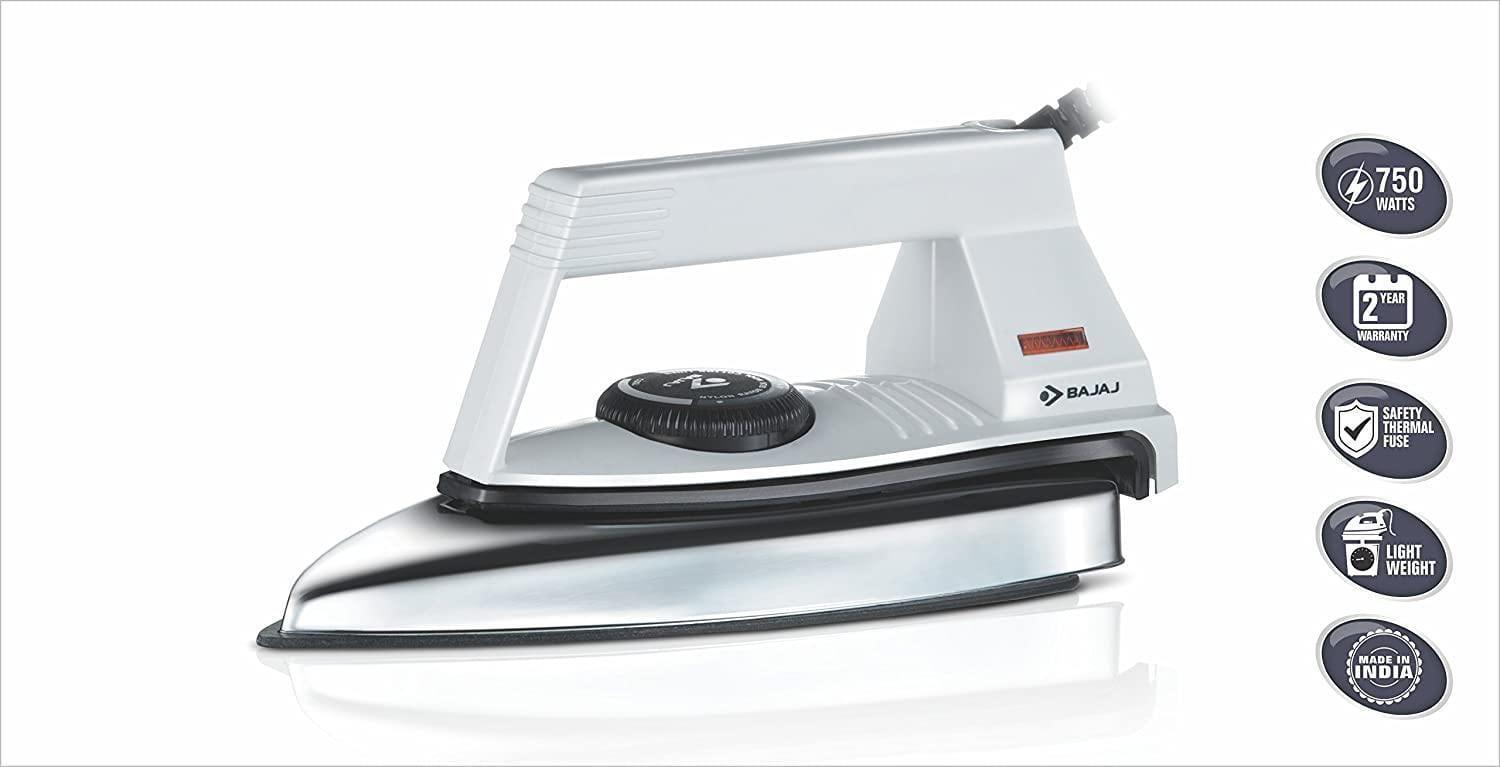 Bajaj esteela light on sale weight iron