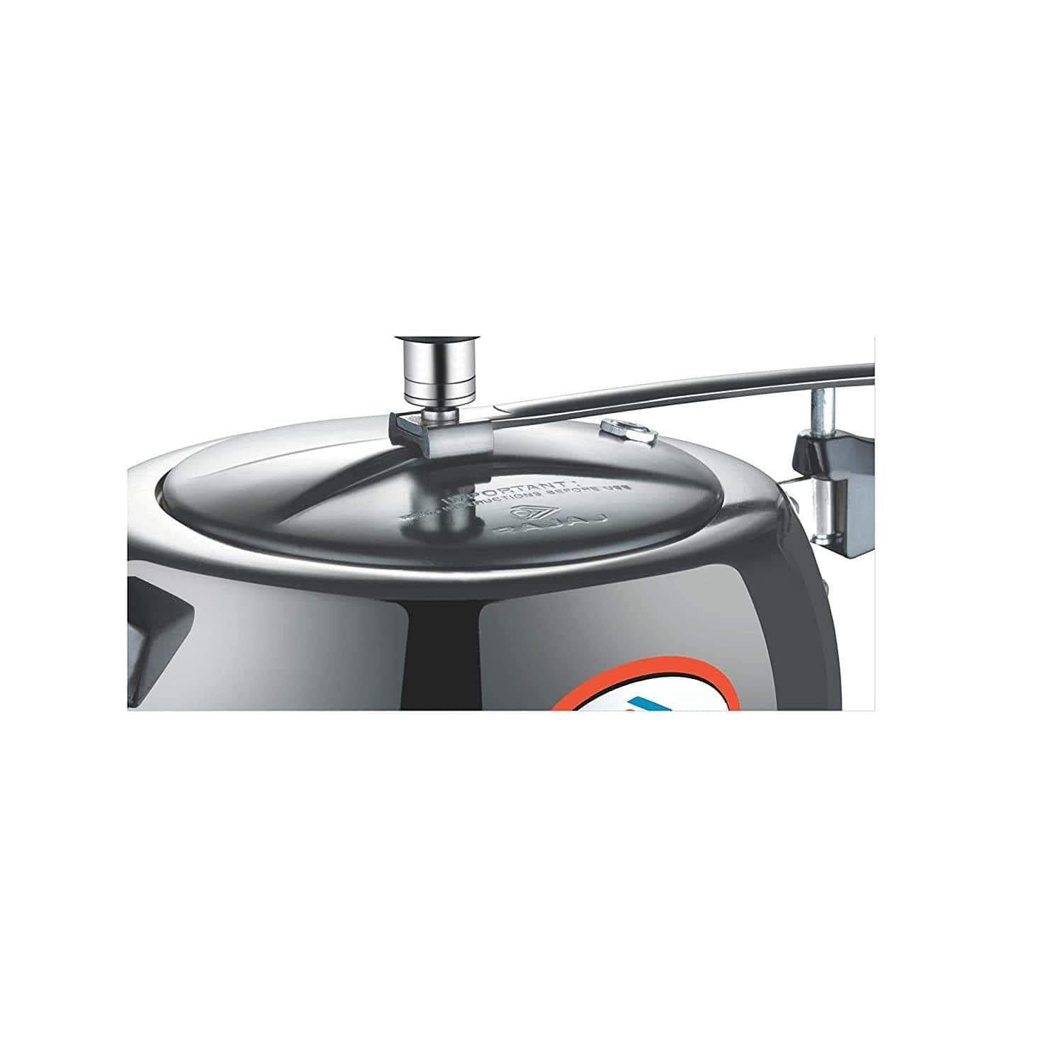 Bajaj Majesty PCX 65HD 5 LTR Aluminium Handi Pressure Cooker with Induction Base