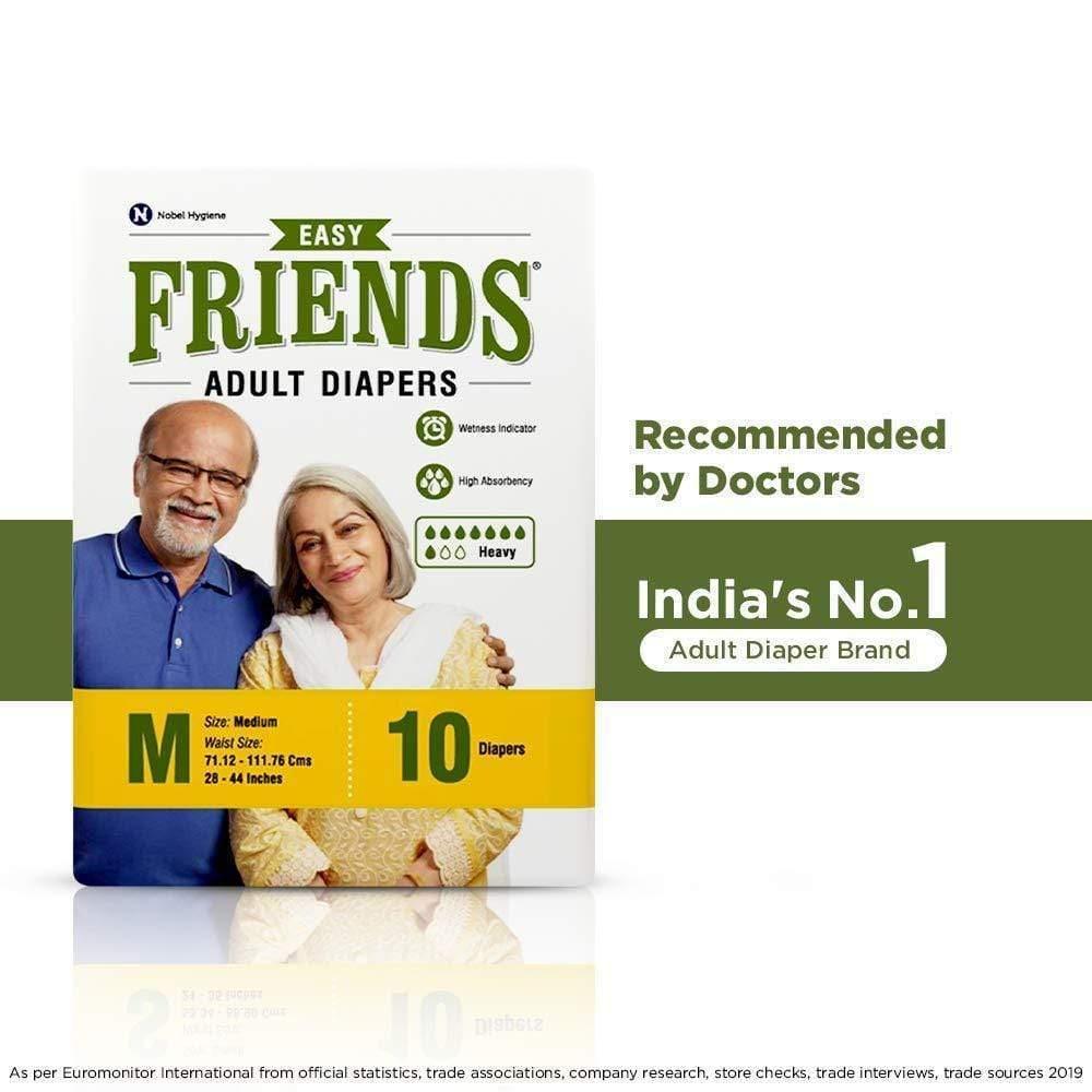 Friends Easy Adult Diapers Medium size-Health & Personal Care-dealsplant