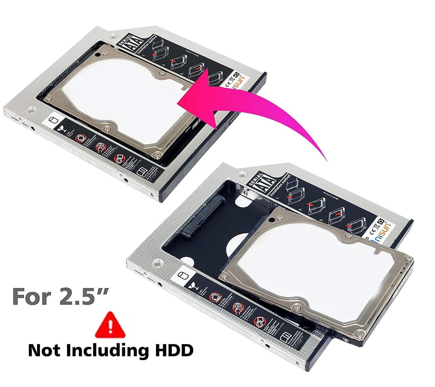 CARE CASE Optical Bay 2nd Hard Drive Caddy CD DVD Drive Slot for SSD and HDD
