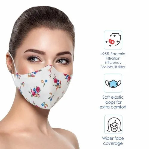 Reusable Dyna Comfort Face Mask, Number of Layers: 3-HEALTH &PERSONAL CARE-dealsplant