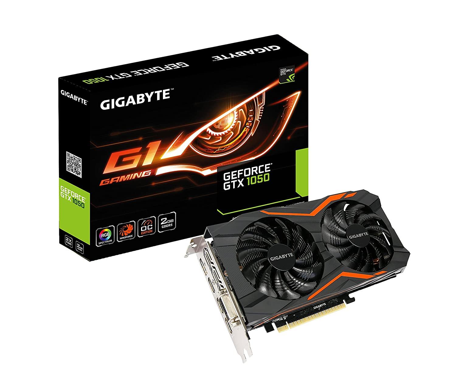 Gigabyte Geforce GTX 1050 Ti OC 4GB GDDR5 128 Bit PCI-E Graphic Card (GV-N105TOC-4GD)-GRAPHICS CARD-dealsplant