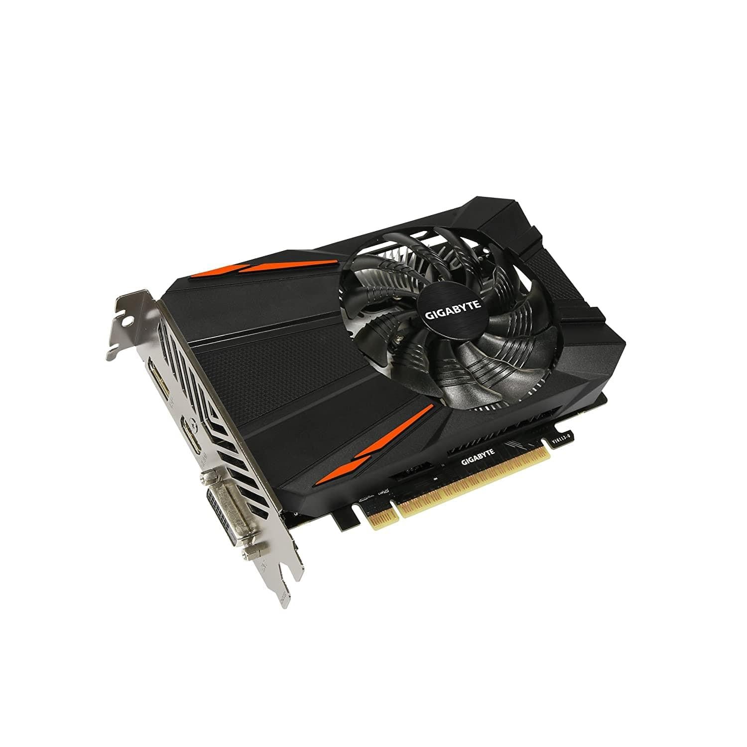 Gigabyte Geforce GTX 1050 Ti OC 4GB GDDR5 128 Bit PCI-E Graphic Card (GV-N105TOC-4GD)-GRAPHICS CARD-dealsplant