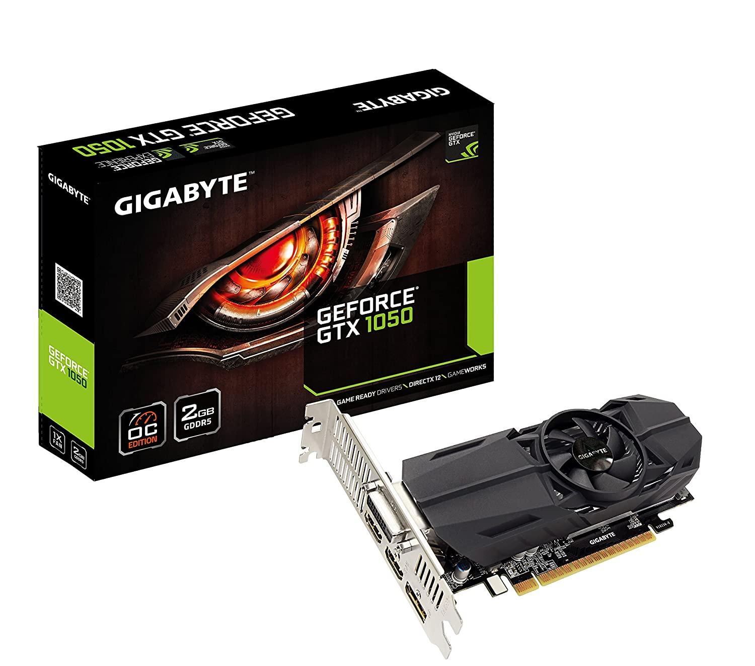 Gigabyte Geforce GTX 1050 Ti OC 4GB GDDR5 128 Bit PCI-E Graphic Card (GV-N105TOC-4GD)-GRAPHICS CARD-dealsplant