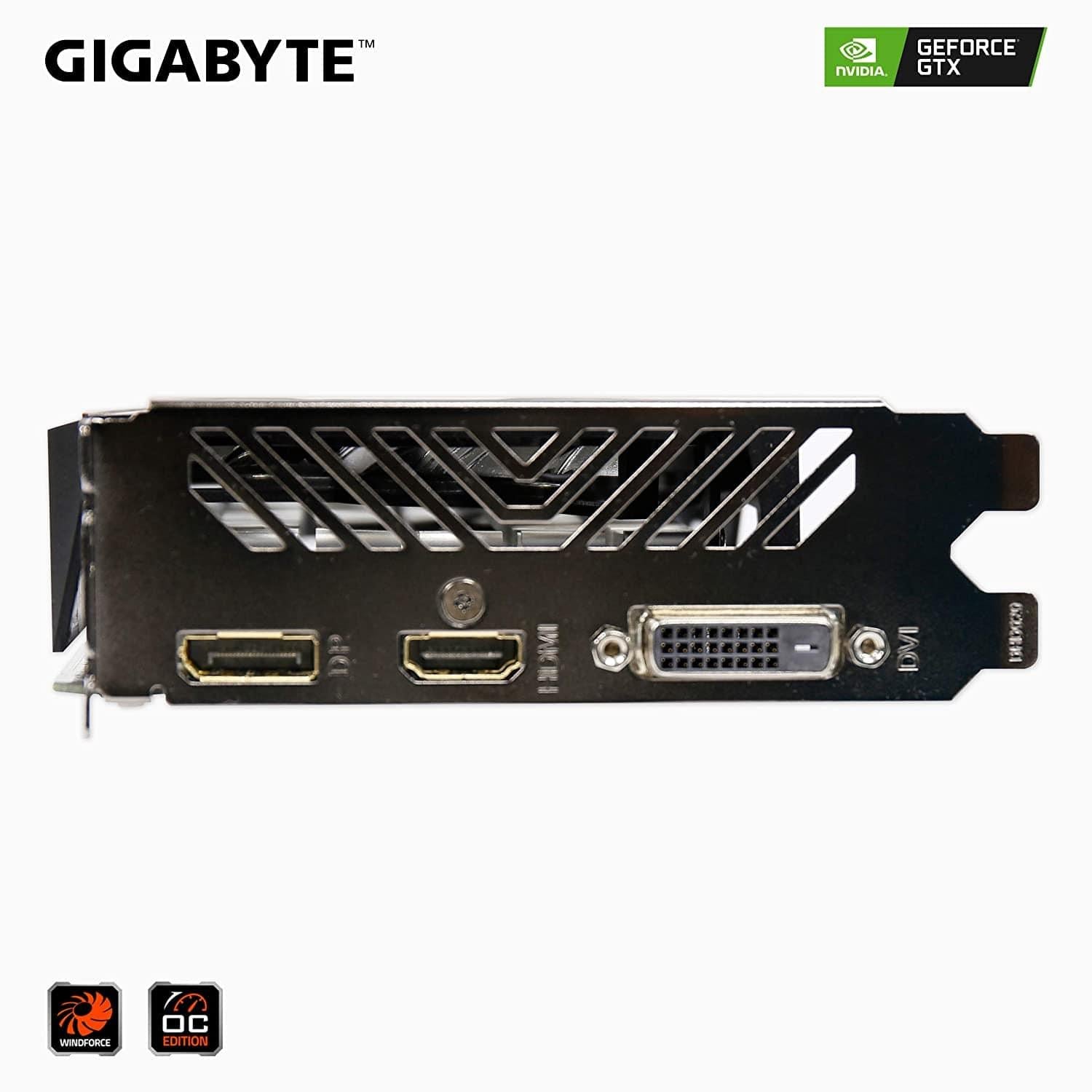 Gigabyte Geforce GTX 1050 Ti OC 4GB GDDR5 128 Bit PCI-E Graphic Card (GV-N105TOC-4GD)-GRAPHICS CARD-dealsplant