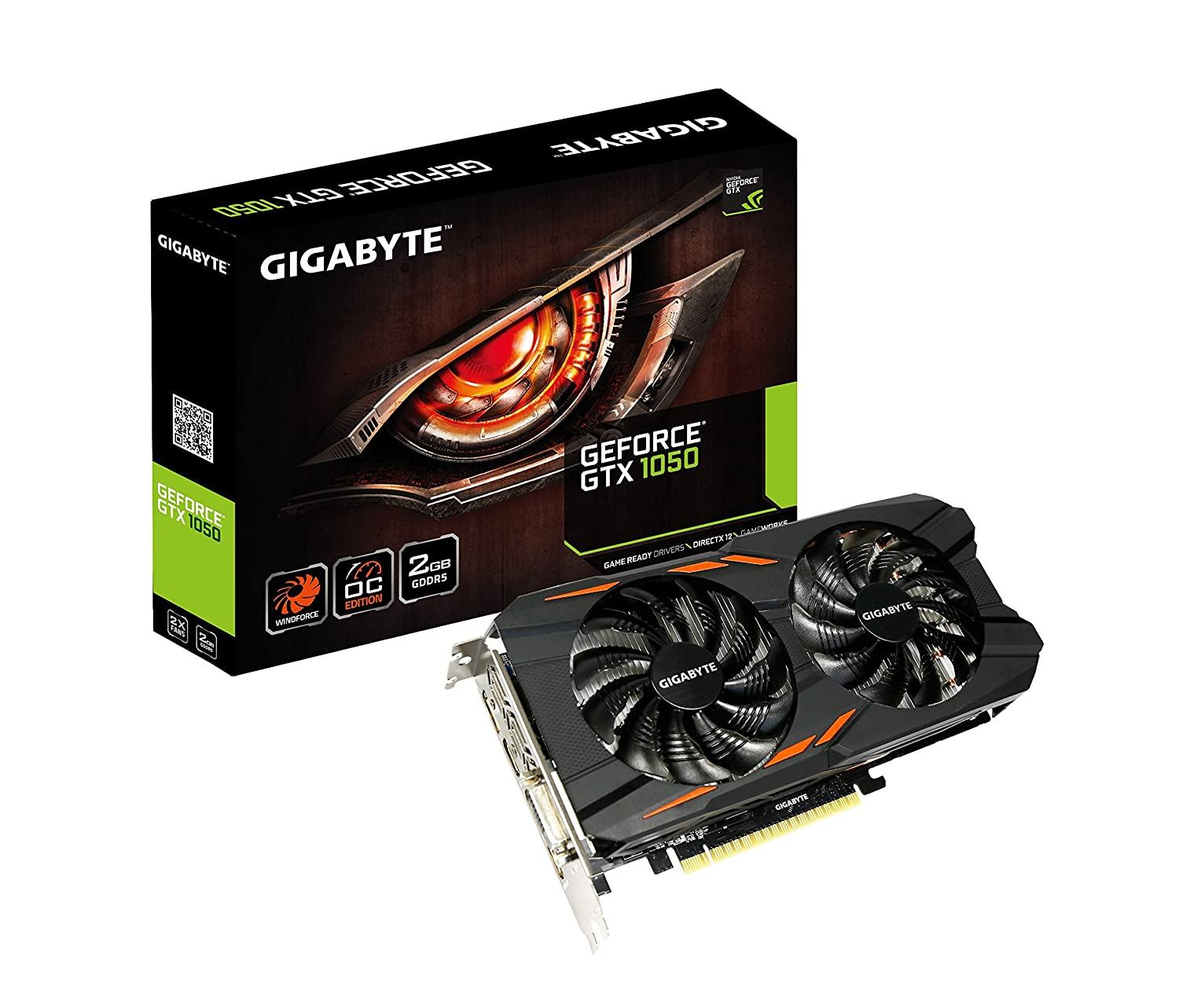 Gigabyte Geforce GTX 1050 Ti OC 4GB GDDR5 128 Bit PCI-E Graphic Card (GV-N105TOC-4GD)-GRAPHICS CARD-dealsplant