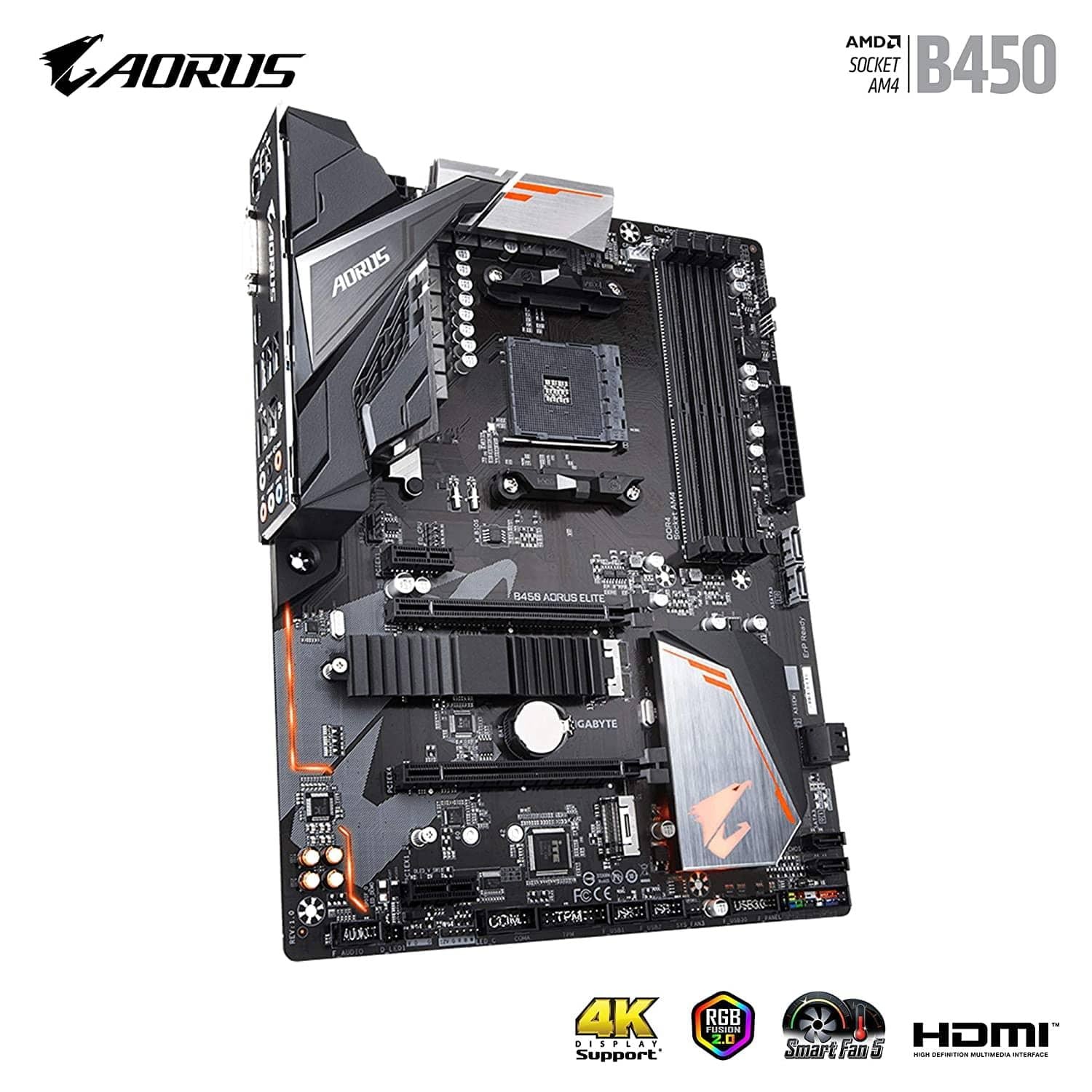 Gigabyte b450 aorus hot sale pro motherboard