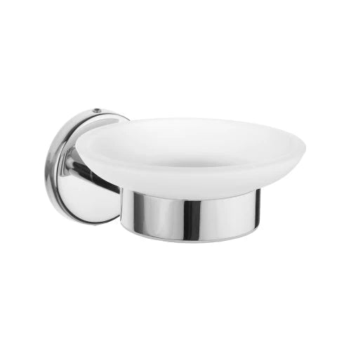 Parryware T6403A1 Soap Dish (Silver) , Alloy Steel , 15 x 12.6 x 8 Centimeters-soap holder-dealsplant