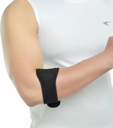 Dyna Innolife Tennis Elbow Brace-Size 1 Elbow Support (Black)-HEALTH &PERSONAL CARE-dealsplant